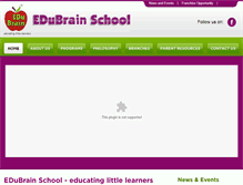 Tablet Screenshot of edubrainschool.com